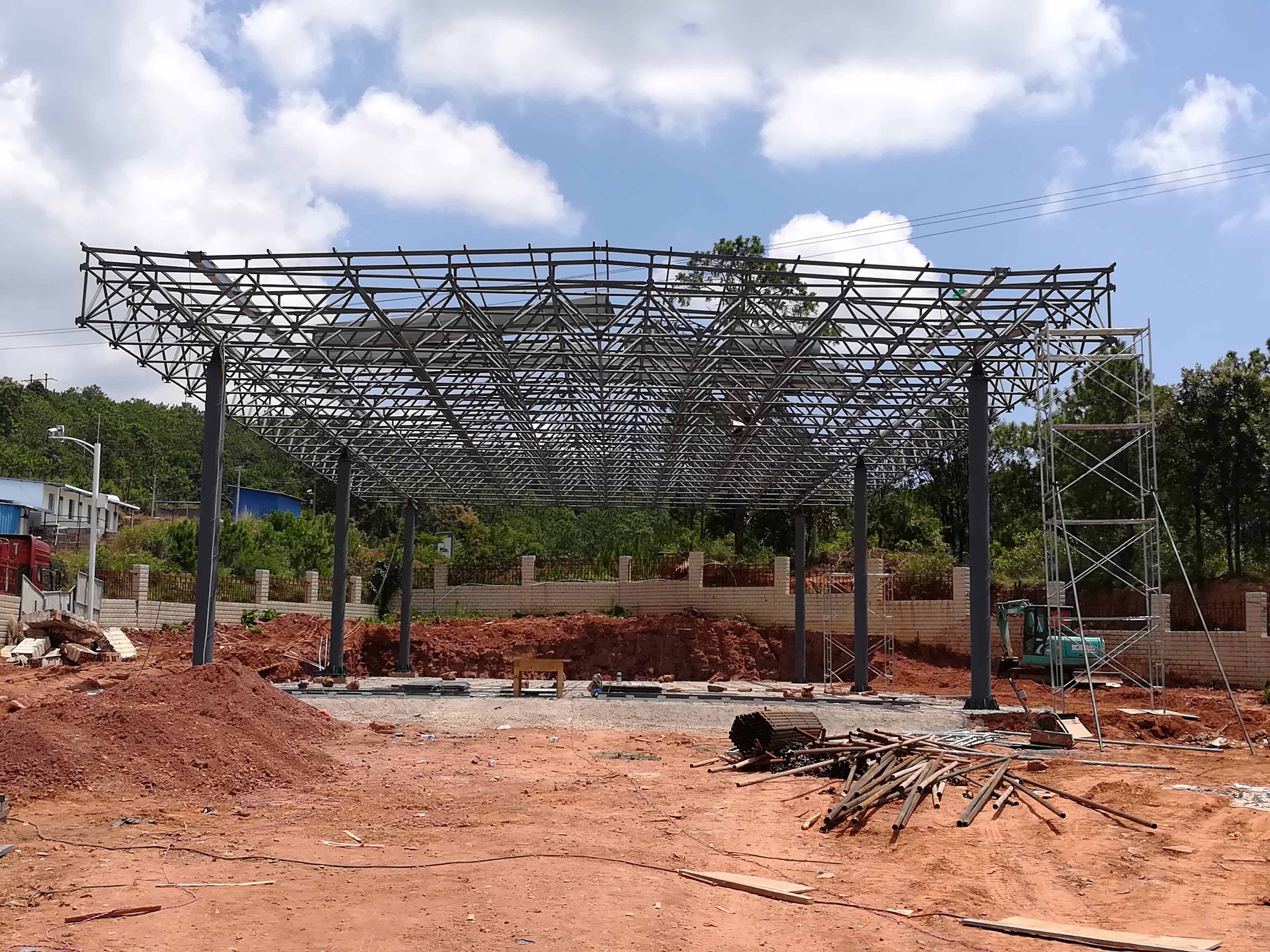 都匀加油站网架屋面