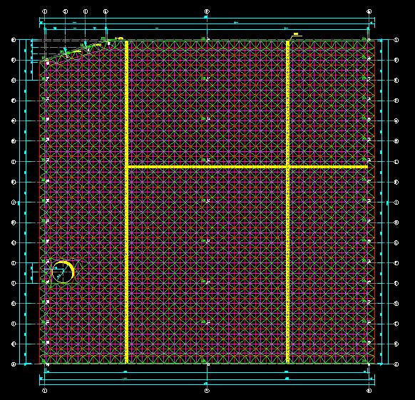 都匀东营金岭化工大王煤棚网架