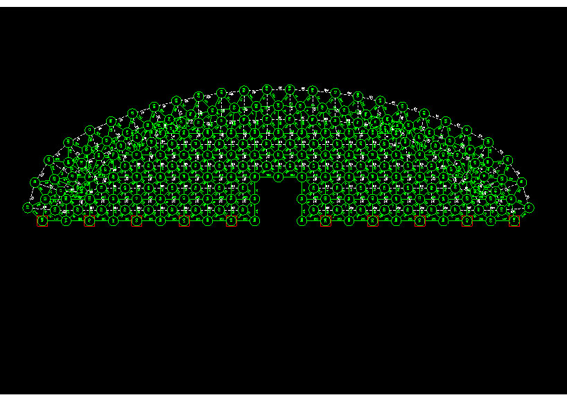 都匀锡林浩特91跨，1000米长干煤棚网架设计